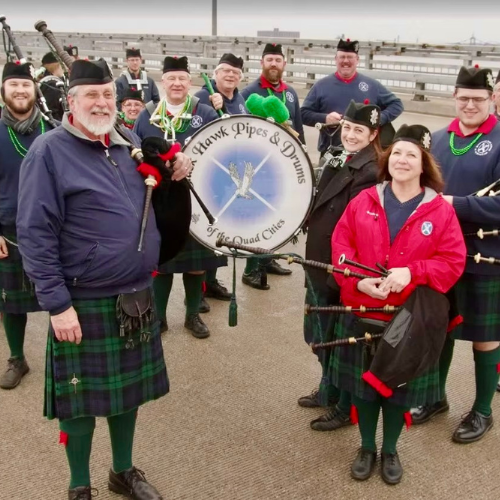 Marching parades is a lot of fun, but let's be honest-we are there for the candy.