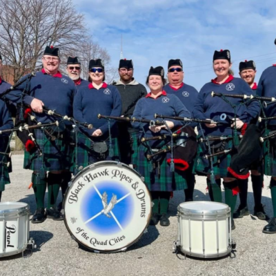 The Black Hawk Pipes and Drums proudly represents the Quad City Area as we share our Celtic heritage around the midwest.